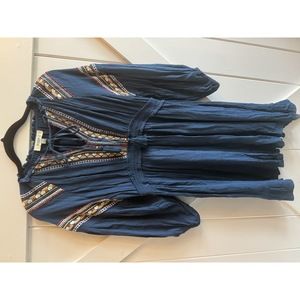 Rocking G Western Dress Size Large Embroidered
